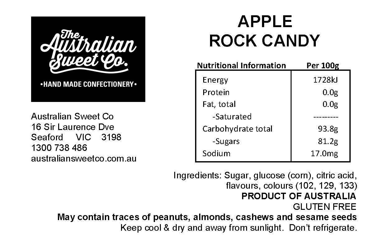 Apple Rock Candy