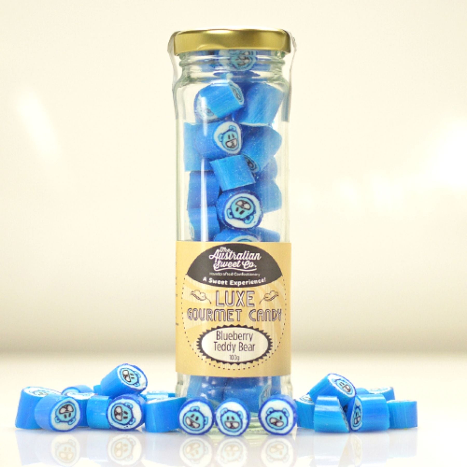 Blue Teddybear Luxe Rock Candy