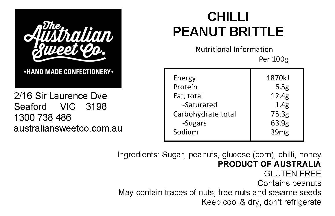 Chilli Peanut Brittle