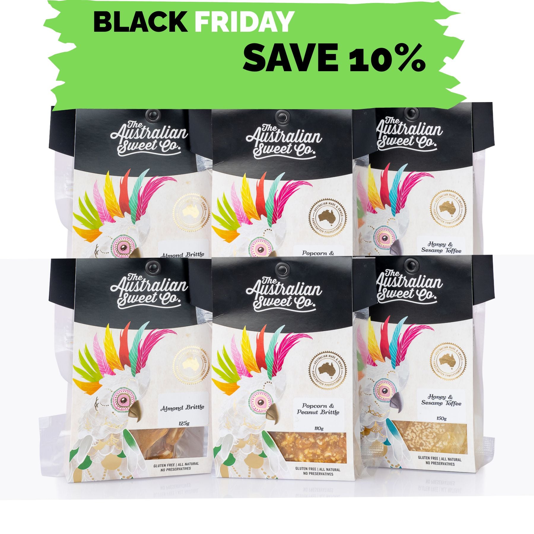 Aussie Brittle & Toffee Sweet Pack