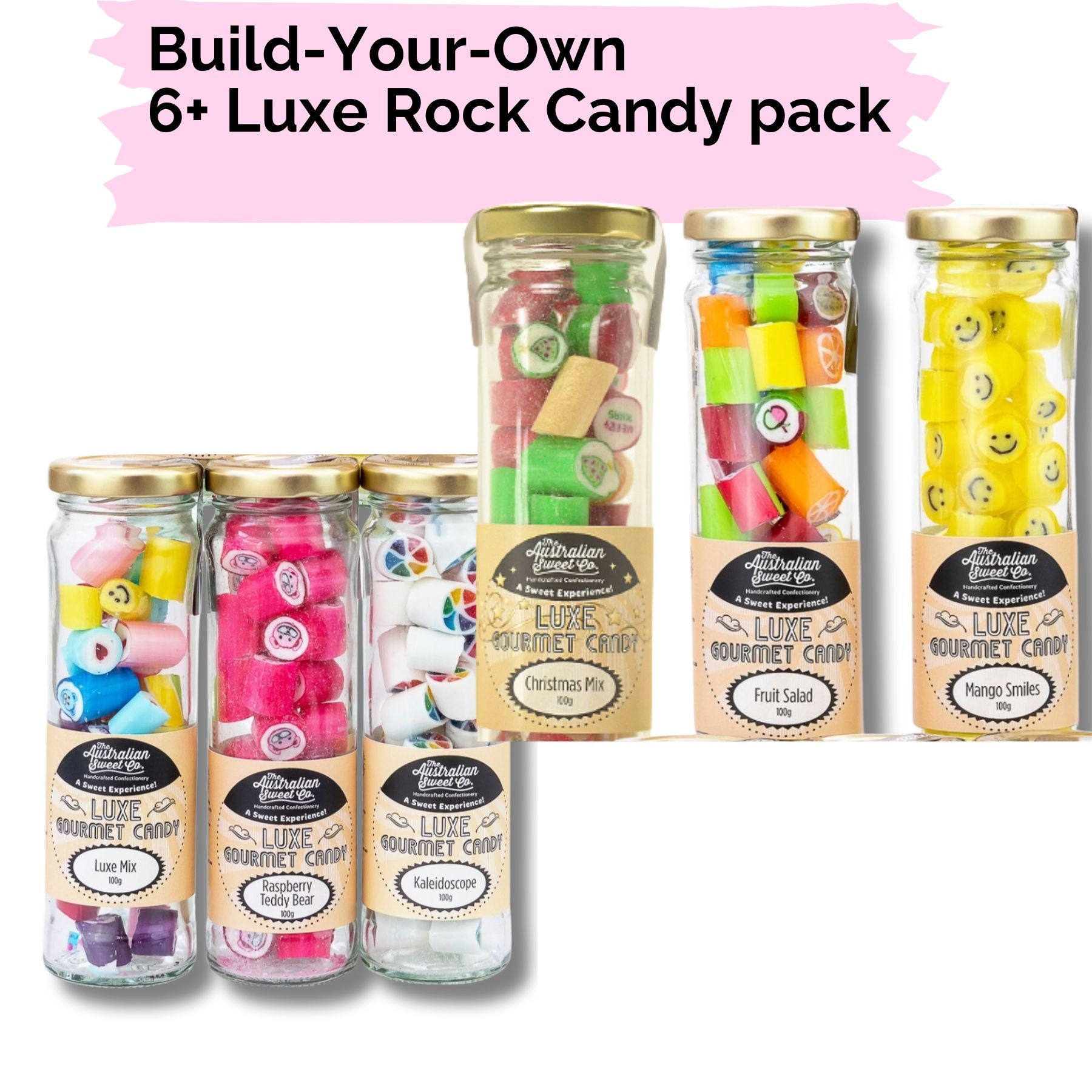 Build-Your-Own 6+ Luxe Rock Candy Sweet Pack