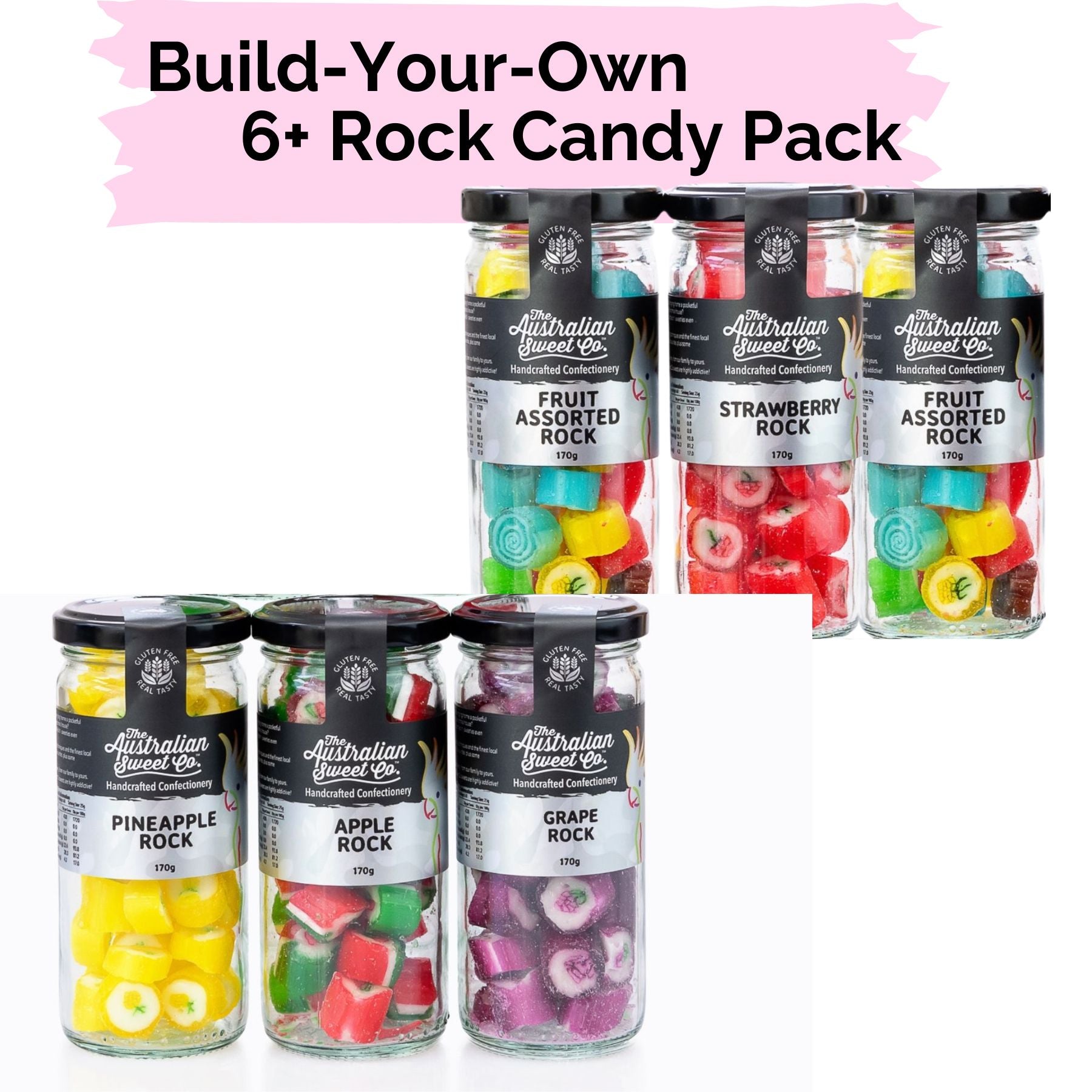 Build-Your-Own 6+ Rock Candy Sweet Pack