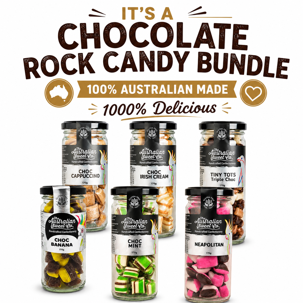 Chocolate Pack Rock Candies