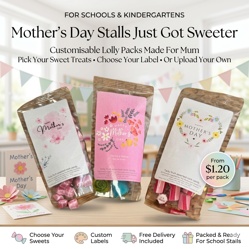 Mothers Day Stall Lolly Packs