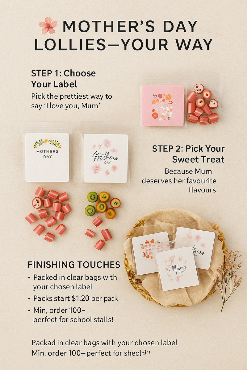 Mothers Day Stall Lolly Packs