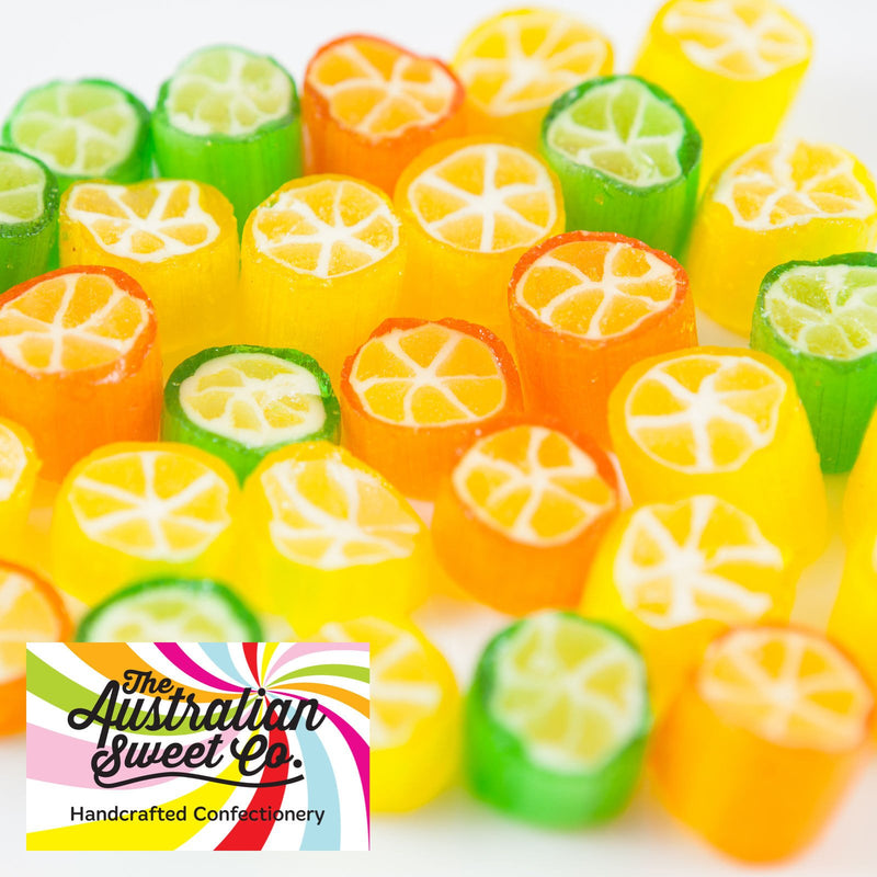 Citrus Fruit Rock Candy