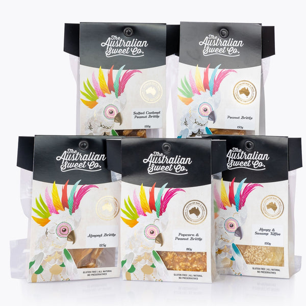 Aussie Brittle & Toffee Sweet Pack with FREE Delivery