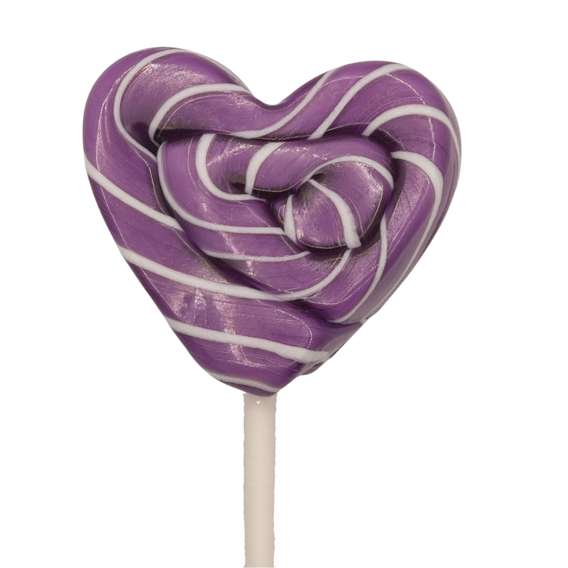 Purple Heart lollipops