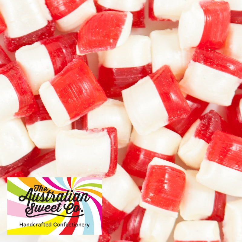 Strawberry & Cream Rock Candy